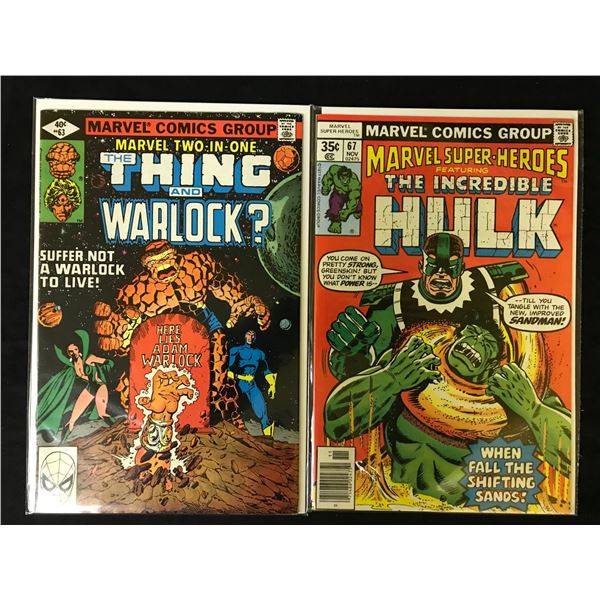 MARVEL TWO-IN-ONE #63/ MARVEL SUPER-HEROES #67