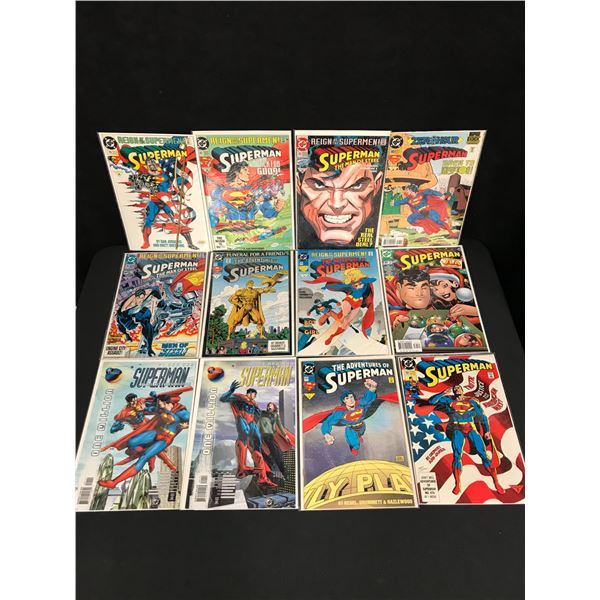 ASSORTED SUPERMAN COMIC BOOK LOT (DC COMICS)