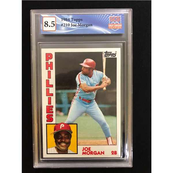 1984 TOPPS #210 JOE MORGAN (GCG 8.5)