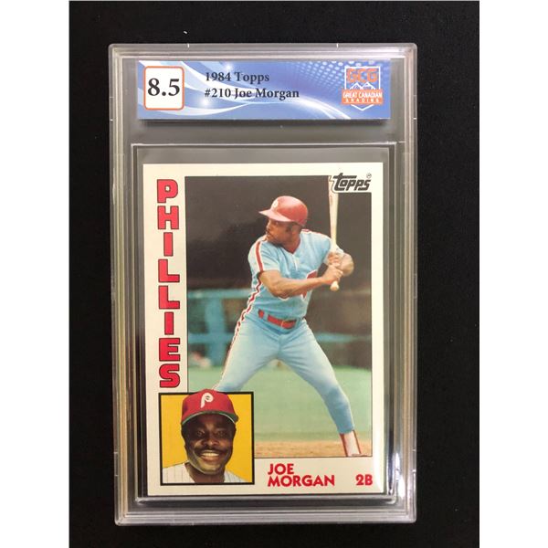 1984 TOPPS #210 JOE MORGAN (GCG 8.5)