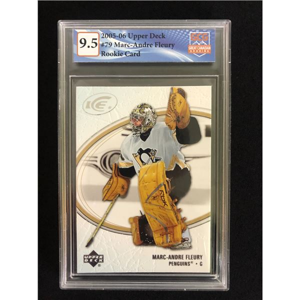 2005-06 UPPER DECK ICE #79 MARC-ANDRE FLEURY (GCG 9.5)