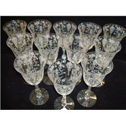 Set of 12 ROSE POINT by Cambridge Water Stems: