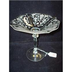 Cambridge ROSEPOINT CRYSTAL Stemmed Compote: