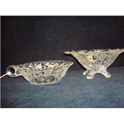 Cambridge ROSEPOINT Nappy and Quad Footed Bowl: