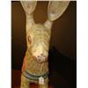 Image 4 : Carved Wooden Carousel Style Rabbit with Saddle: