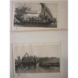 EDWARD DELAILLE and H-P PICOU Engravings: