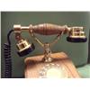 Image 2 : Oak Cased Reproduction Dial Telephone: