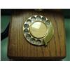 Image 3 : Oak Cased Reproduction Dial Telephone: