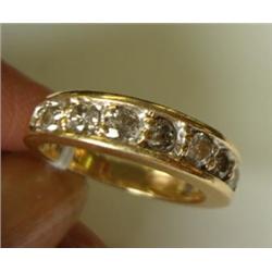 14KT Ladies Diamond Ring, Band Setting: