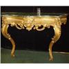 Image 1 : Elaborate 19th C. Italian Marble Top Console Table:
