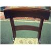 Image 4 : Mahogany Lyre Base Dining Table with 4 Chairs: