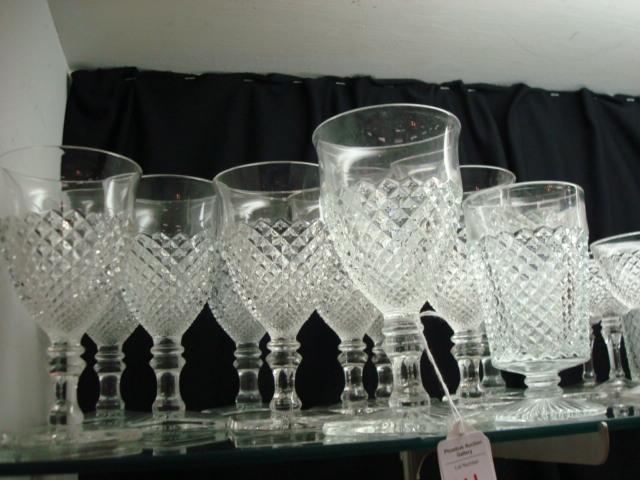 Crystal English Hobnail and Miss America Glassware: