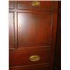 Image 5 : Solid Mahogany Buffet, 5 Drawers and 4 Cabinets: