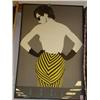Image 1 : PATRICK NAGEL Framed Female Print: