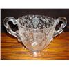 Image 4 : CAMBRIDGE Rose Point Crystal Plates, Relish, Sugar: