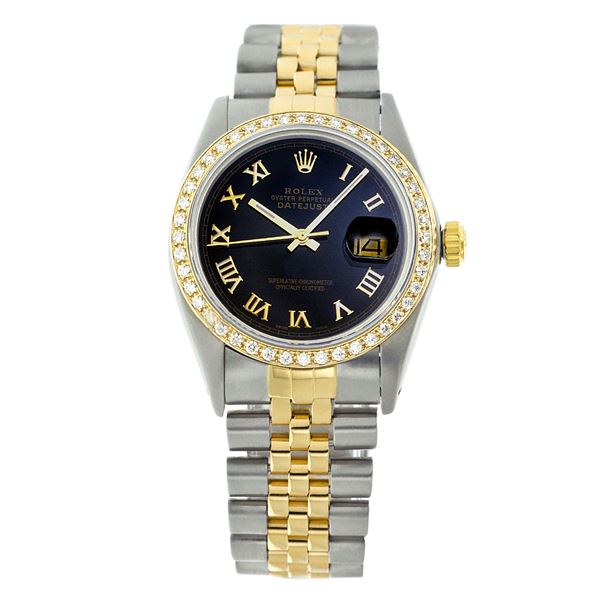 Rolex Pre-owned 36mm Mens Black Two Tone