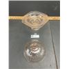 Image 3 : Vintage Depression Glass Pedestal Domed Dish