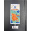 Image 1 : Vintage Husky Oil Travel Map Golden BC