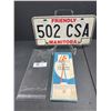 Image 1 : Vintage Manitoba License Plate plus Royalite Western Canada Road Map