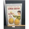 Image 1 : Vintage Velvet Ice Cream Advertising Poster 15 x 22"