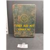 Image 1 : Vintage All West Industrial Supplies Metal First Aid Kit Surrey BC Full