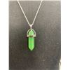Image 2 : Lot of 5 Gemstone Healing Point Necklaces with Chains
