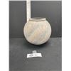 Image 1 : Unique Round West Germany Vase Pink Grey White Speckled 6" Tall