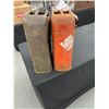 Image 2 : 2 Vintage Military Metal Gas Cans