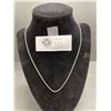 Image 1 : Very Pretty Italian Sterling and Crystal Drop Necklace