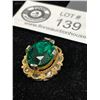 Image 2 : Deep Green 1940s - 1950s Pendant