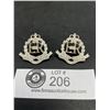Image 1 : WW2 WW11 Royal Military Police Collar Badges (2)