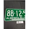 Image 2 : 1968 Alberta Business License Plate Great Color