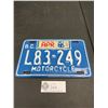 Image 1 : Expo 1986 Motorcyle License Plate