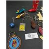 Image 2 : Lot of 15 Vintage Key Chains, Automobile, BC, Etc