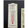 Image 3 : 2 Vintage Advertising Thermometers