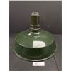 Image 1 : Very Nice 16.5" Diameter x 12" Tall Industrial/Commercial Green Metal Lampshade