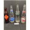 Image 1 : Lot of 4 Vintage Pop Bottles