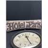 Image 3 : Heavy Hotel de Paris Sign and a Grand Hotel Paris Clock