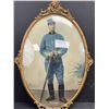 Image 2 : WW1 French Officer in Antique Bubble Frame - Nice Detail