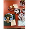 Image 2 : Lot of 7 Decorative Collector Plates - Swimmer with Dog, Home for The Holidays, Hunting Dog, Etc