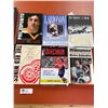 Image 2 : Large Lot of Sports Books - Phil Esposito Thunder and Lightning, The Red Wings, Etc