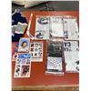 Image 3 : Collectible Lot - Kids Size 8 Vancouver Canucks Jersey, Pucks, Mini Stick, Etc