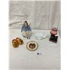 Image 1 : Nice Collectible Lot Including Antique Lighter, Small Dutch Wooden Shoes, Chokin Miniature Plate, Et
