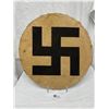 Image 1 : Real WW2 WW11 German Centerpiece of a Flag 19" Diameter