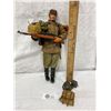 Image 1 : SS German Soldier Doll with Accessories 12.5" Tall Very Well Made