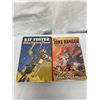 Image 1 : 2 Excellent Condition 1950s Hard Cover Books With Covers The Lone Ranger and Rip Foster