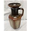 Image 3 : Beautiful MCM West German Stamped and Numbered Vase with Handle 11"
