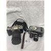 Image 1 : Vintage Pentax Camera and Yashica 8 Movie Camera