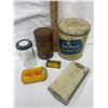 Image 1 : Nice Vintage Decorative Tin Lot and Misc Collectibles