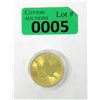 Image 1 : 1 Oz. .999 Gold 2022 Canadian Maple Leaf Coin